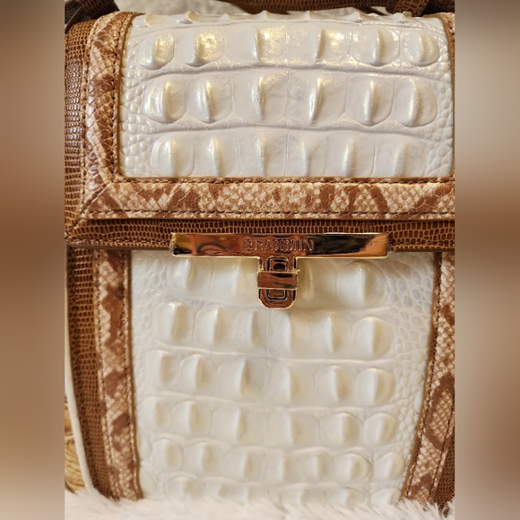Brahmin Margo Crossbody Bag In Dune Alamosa - Picture 4 of 11